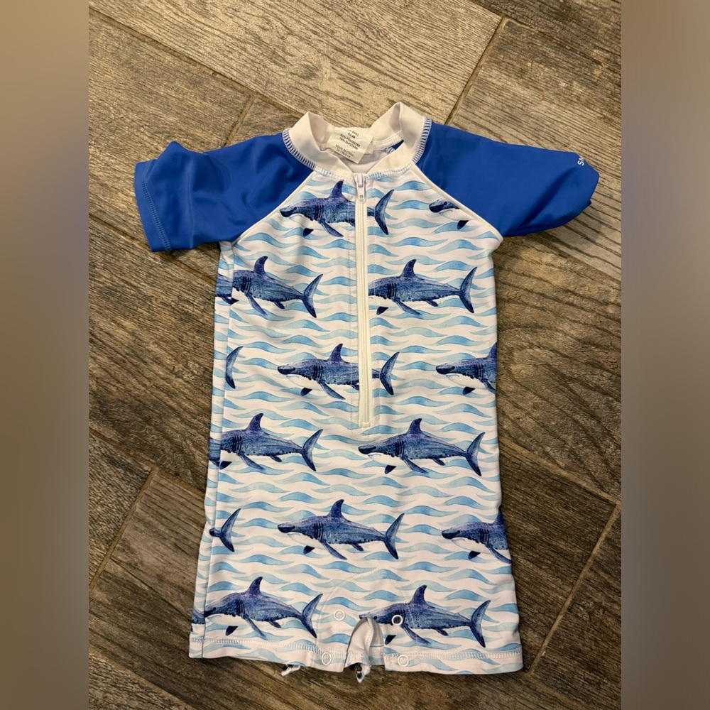 Snapper Rock Swim Boys 0 To 6 Months Shark